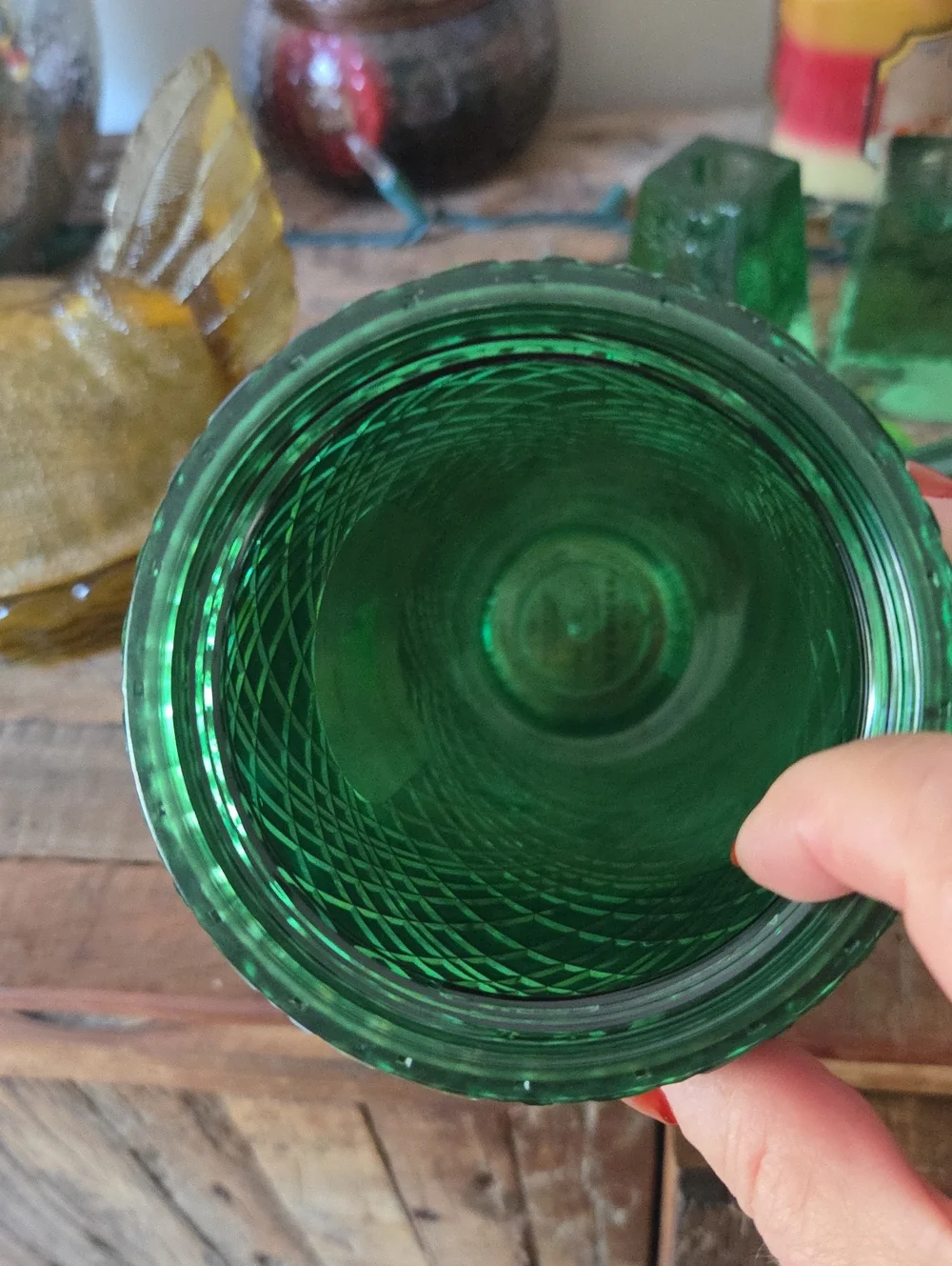 Starbucks textured lattice